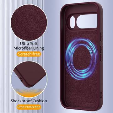 Google Pixel 10 Pro Liquid Silikone Cover - MagSafe Kompatibel - Vinrød