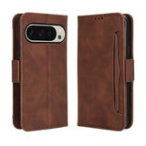 Google Pixel 10 Pro XL Kortholder Pung Etui - Brun