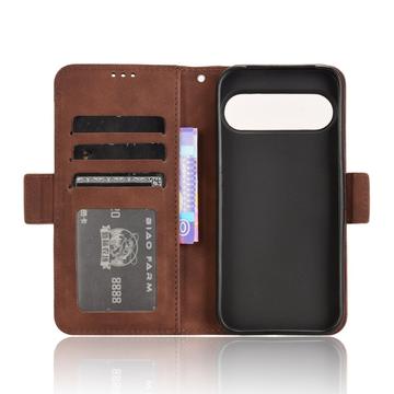 Google Pixel 10 Pro XL Kortholder Pung Etui - Brun