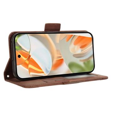 Google Pixel 10 Pro XL Kortholder Pung Etui - Brun