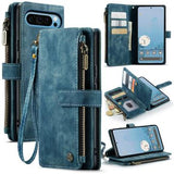 Google Pixel 10 Pro XL Caseme C30 Multifunktionel Pung - Blå