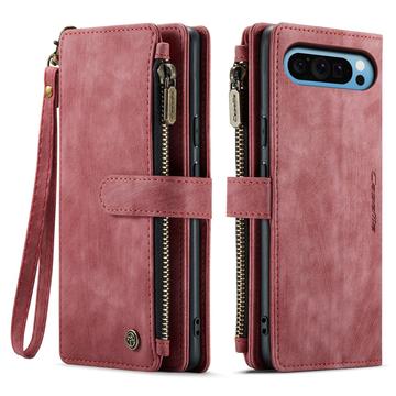 Google Pixel 10 Pro XL Caseme C30 Multifunktionel Pung - Rød