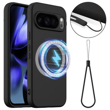 Google Pixel 10 Pro XL Liquid Silikone Cover - MagSafe Kompatibel - Sort