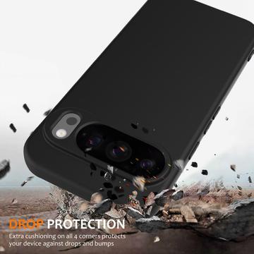 Google Pixel 10 Pro XL Liquid Silikone Cover - MagSafe Kompatibel - Sort