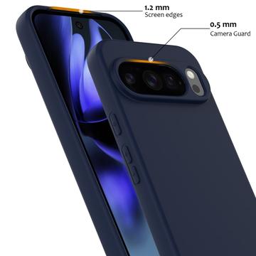 Google Pixel 10 Pro XL Liquid Silikone Cover - MagSafe Kompatibel - Mørkeblå