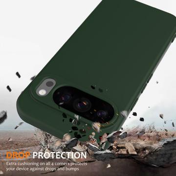 Google Pixel 10 Pro XL Liquid Silikone Cover - MagSafe Kompatibel - Mørkegrøn