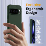 Google Pixel 10 Pro XL Liquid Silikone Cover - MagSafe Kompatibel - Mørkegrøn