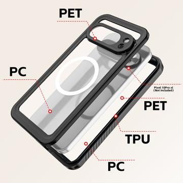 Google Pixel 10 Pro XL Redpepper FS IP68 Vandtæt Cover - Sort