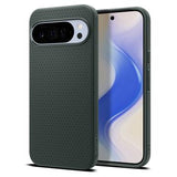 Google Pixel 10 Pro XL Spigen Liquid Air Mag MagSafe TPU Cover - Afgrundsgrøn