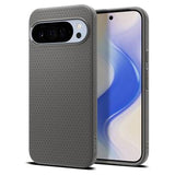 Google Pixel 10 Pro XL Spigen Liquid Air Mag MagSafe TPU Cover - marmorgrå