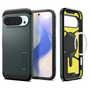 Google Pixel 10 Pro XL Spigen Tough Armor Mag Cover - Afgrund grøn