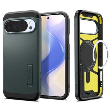 Google Pixel 10 Pro XL Spigen Tough Armor Mag Cover - Afgrund grøn