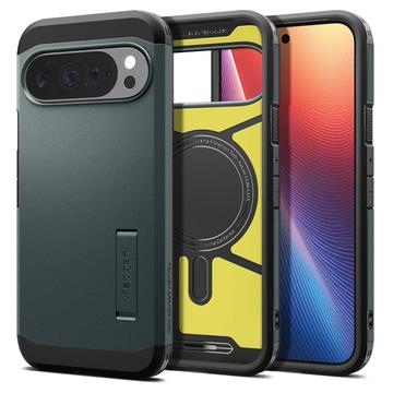 Google Pixel 10 Pro XL Spigen Tough Armor Mag Cover - Afgrund grøn