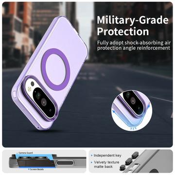 Google Pixel 10 Pro XL UltraGuard Matte MagSafe Cover - Mørk lilla
