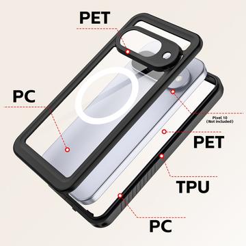 Google Pixel 10 Redpepper FS IP68 Vandtæt Cover - Sort