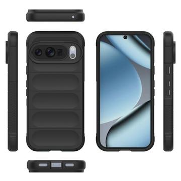 Google Pixel 10/10 Pro Rugged TPU Cover - Sort