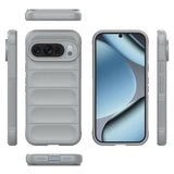 Google Pixel 10/10 Pro Rugged TPU Cover - Lysegrå
