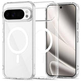 Google Pixel 10/10 Pro Tech-Protect Flexair Magnetisk Hybrid Cover - Gennemsigtig