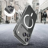 Google Pixel 10/10 Pro Tech-Protect Flexair Magnetisk Hybrid Cover - Gennemsigtig