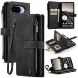 Google Pixel 10a Caseme C30 Multifunktionel Pung - Sort