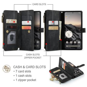 Google Pixel 10a Caseme C30 Multifunktionel Pung - Sort
