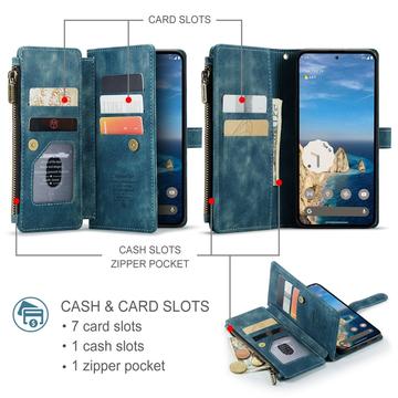 Google Pixel 10a Caseme C30 Multifunktionel Pung - Blå