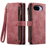 Google Pixel 10a Caseme C30 Multifunktionel Pung - Rød
