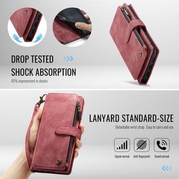 Google Pixel 10a Caseme C30 Multifunktionel Pung - Rød