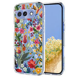 Google Pixel 10a TPU-cover med blomstermønster - Liljer