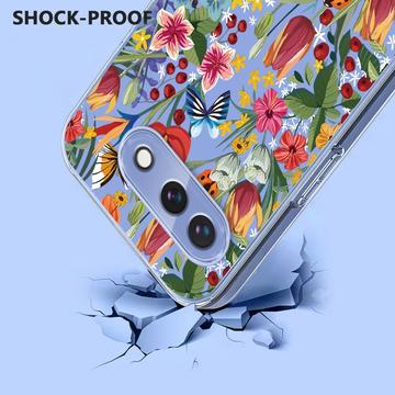 Google Pixel 10a TPU-cover med blomstermønster - Liljer