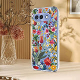 Google Pixel 10a TPU-cover med blomstermønster - Liljer
