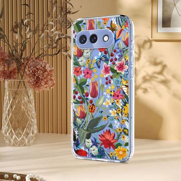 Google Pixel 10a TPU-cover med blomstermønster - Liljer