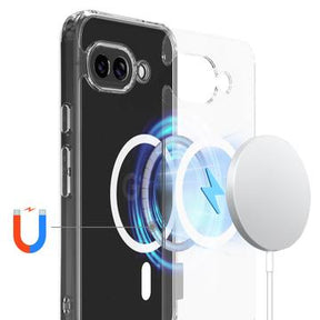 Google Pixel 10a Hybrid Cover - MagSafe Kompatibel - Gennemsigtig