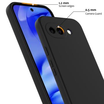 Google Pixel 10a Liquid Silikone Cover - MagSafe Kompatibel - Sort