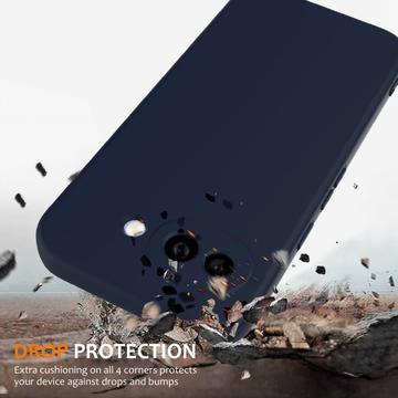 Google Pixel 10a Liquid Silikone Cover - MagSafe Kompatibel - Mørkeblå