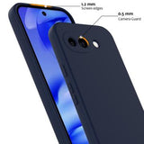 Google Pixel 10a Liquid Silikone Cover - MagSafe Kompatibel - Mørkeblå