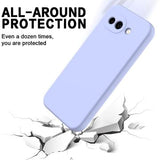 Google Pixel 10a Flydende silikone cover med håndrem - Lilla