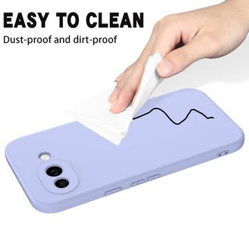Google Pixel 10a Flydende silikone cover med håndrem - Lilla