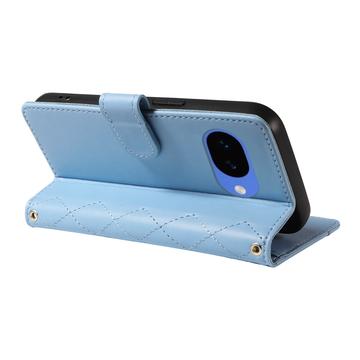 Google Pixel 10a Luksus Vatteret Pung - blå