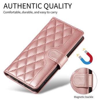 Google Pixel 10a Luksus Vatteret Pung - rosaguld