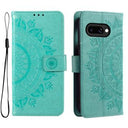 Google Pixel 10a Mandala Series Etui med Pung - Grøn