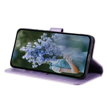 Google Pixel 10a Mandala Series Etui med Pung - Lilla