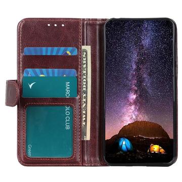 Google Pixel 10a Pung Etui med Stativ - Brun