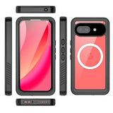 Google Pixel 10a Redpepper IP68 Magnetisk Vandtæt Cover - Sort