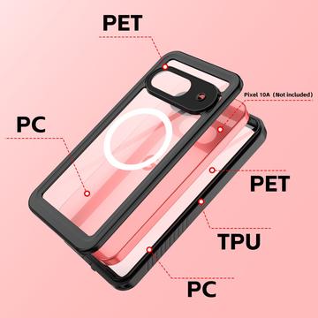 Google Pixel 10a Redpepper IP68 Magnetisk Vandtæt Cover - Sort