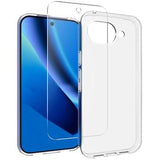 Google Pixel 10a Saii 2-i-1 TPU Cover & Skærmbeskyttelse Hærdet Glas