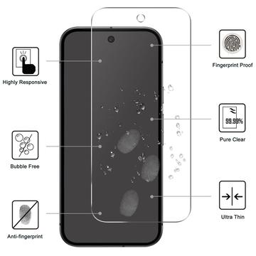Google Pixel 10a Saii 2-i-1 TPU Cover & Skærmbeskyttelse Hærdet Glas