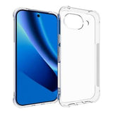 Google Pixel 10a Stødsikkert Silikone Cover - Gennemsigtig