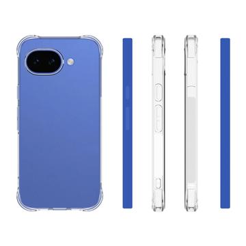 Google Pixel 10a Stødsikkert Silikone Cover - Gennemsigtig