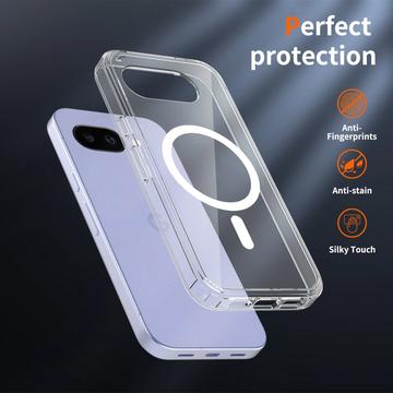 Google Pixel 10a Tech-Protect Flexair Magnetisk Hybrid Cover - Gennemsigtig
